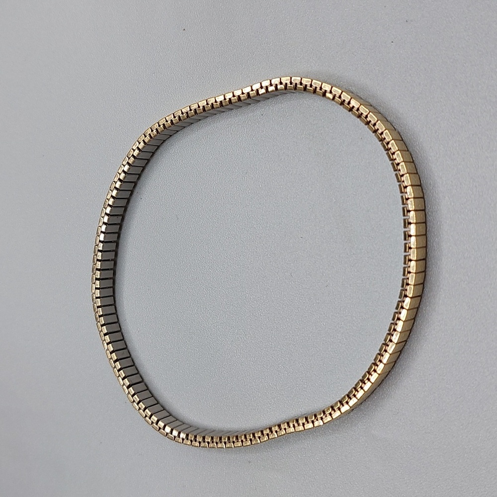 Milor Omega Watch Band Gold Tone Stainless Steel Anklet Or Bracelet